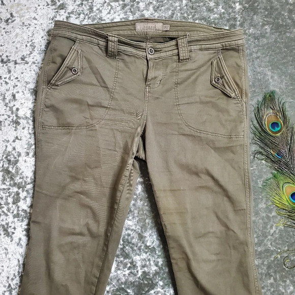 Torrid Crop Aviator Skinny Stretch Twill Mid- Rise Pant - Picture 3 of 8